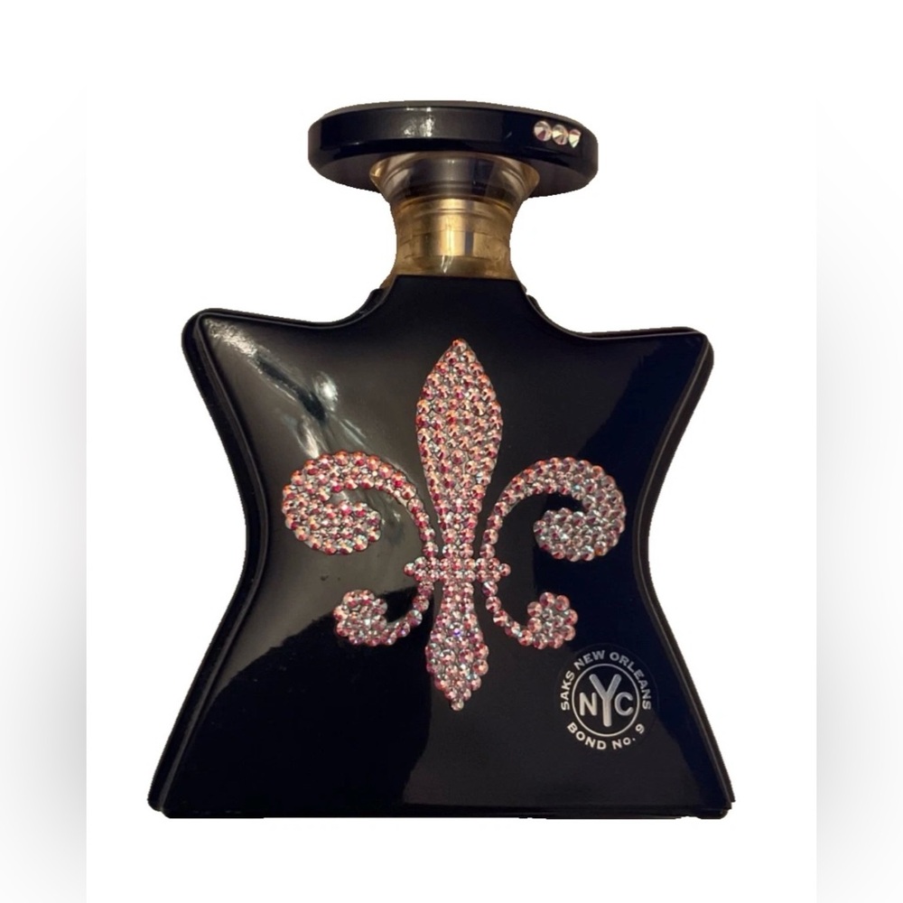 Bond No 9 Saks New Orleans Swarovski Crystal Fleur-de-Lis Perfume Bottle